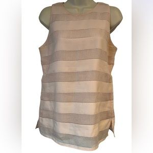 ANN Taylor Factory Pale Pink All Day‎ Sleeveless Lined Women’s X Small  Blouse